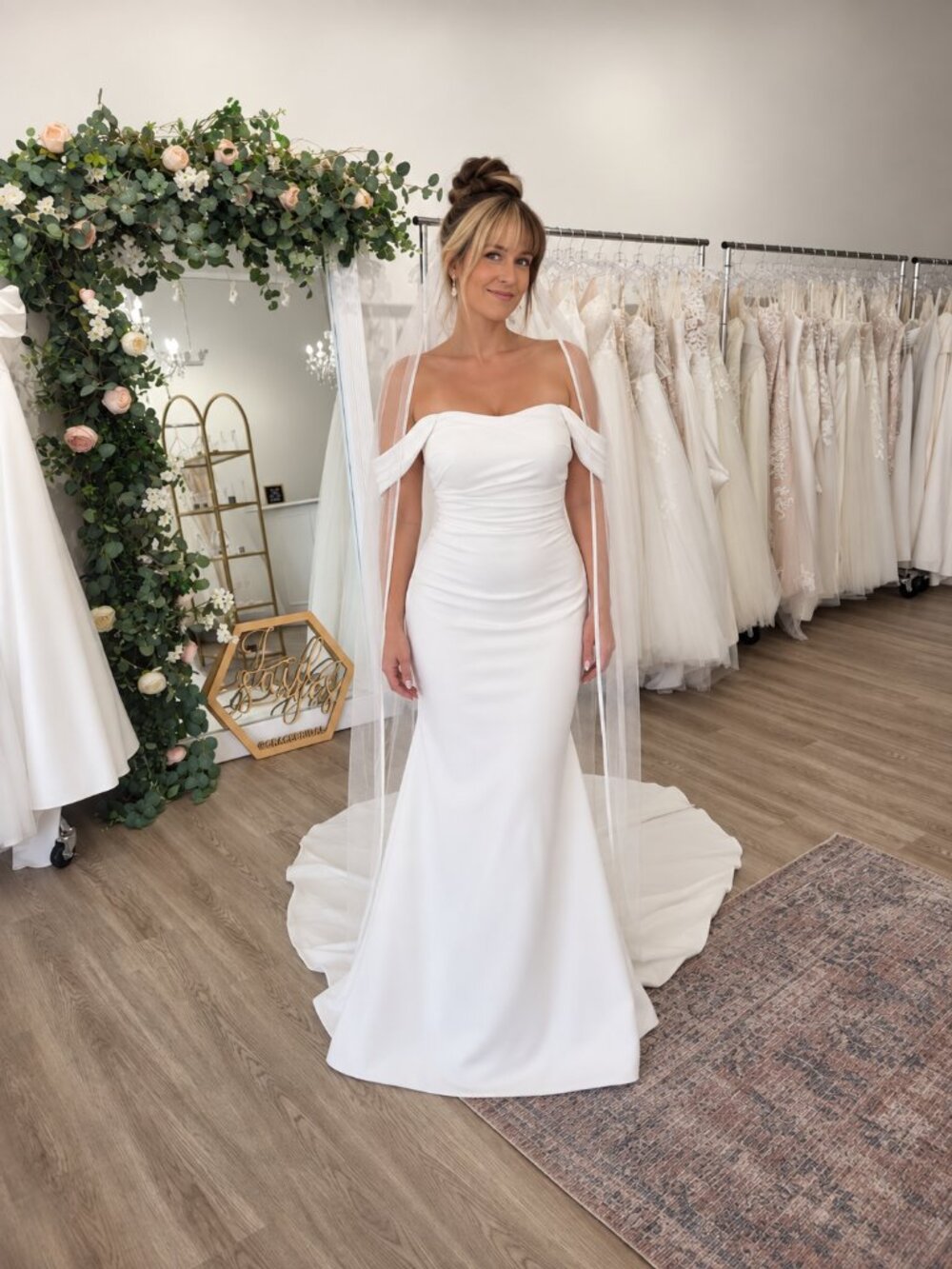 Stella York 7681 Fit and Flare Wedding Dress Size 14 - Brand New